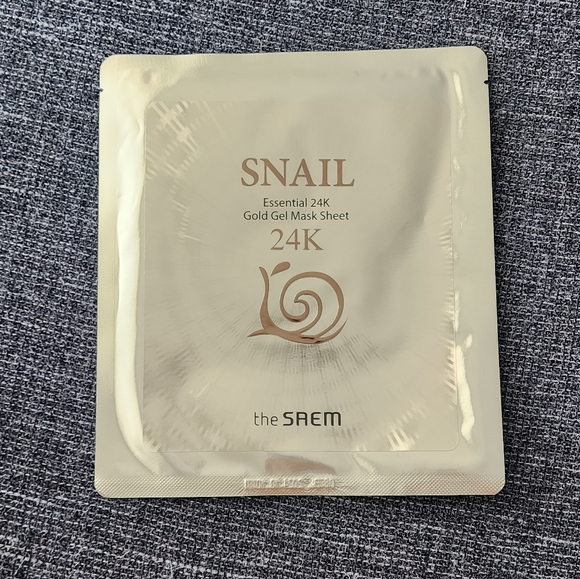 [the SAEM] 3pc Essential 24K Gold Gel Snail Mask & 2pc Pure Natural Snail Mask - Picture 2 of 7